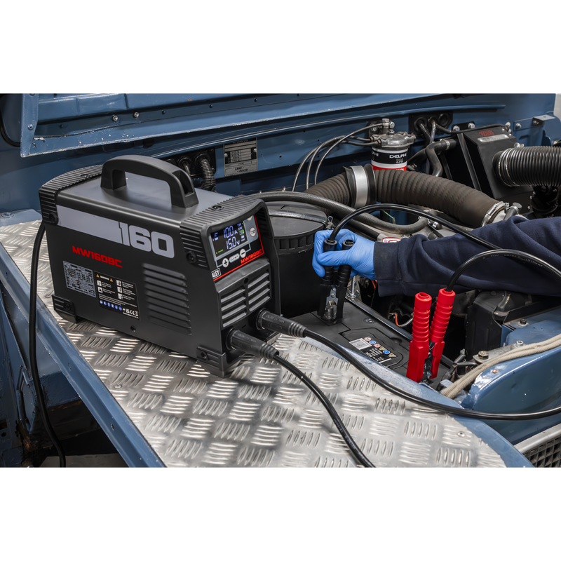 Sealey MMA/ARC Inverter Welder 160A & Battery Charger 200A 230V