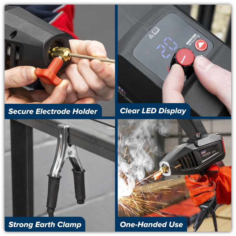 Sealey Handheld MMA/ARC Inverter Welder 120A 230V