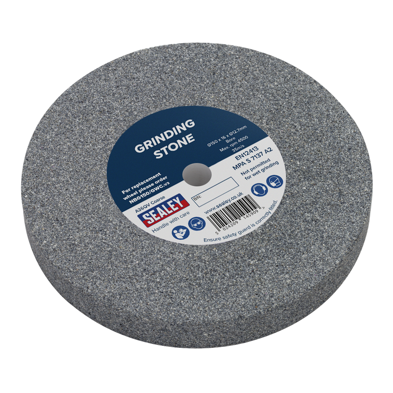 Sealey Grinding Stone 150 x 16mm A36Q Coarse