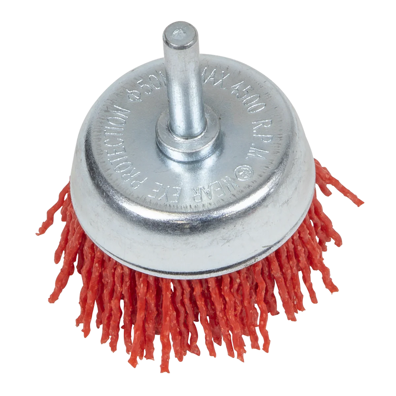 Sealey Nylon Filament Cup Brush 50mm Ø6mm Shaft