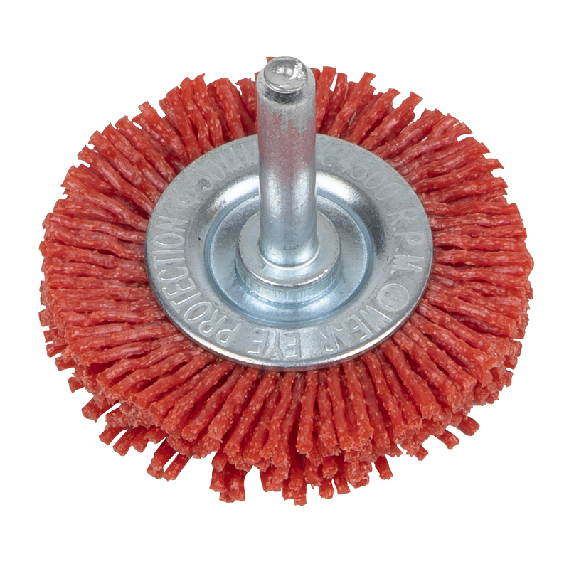 Sealey 50mm Nylon Filament Circular Brush Ø6mm Shaft