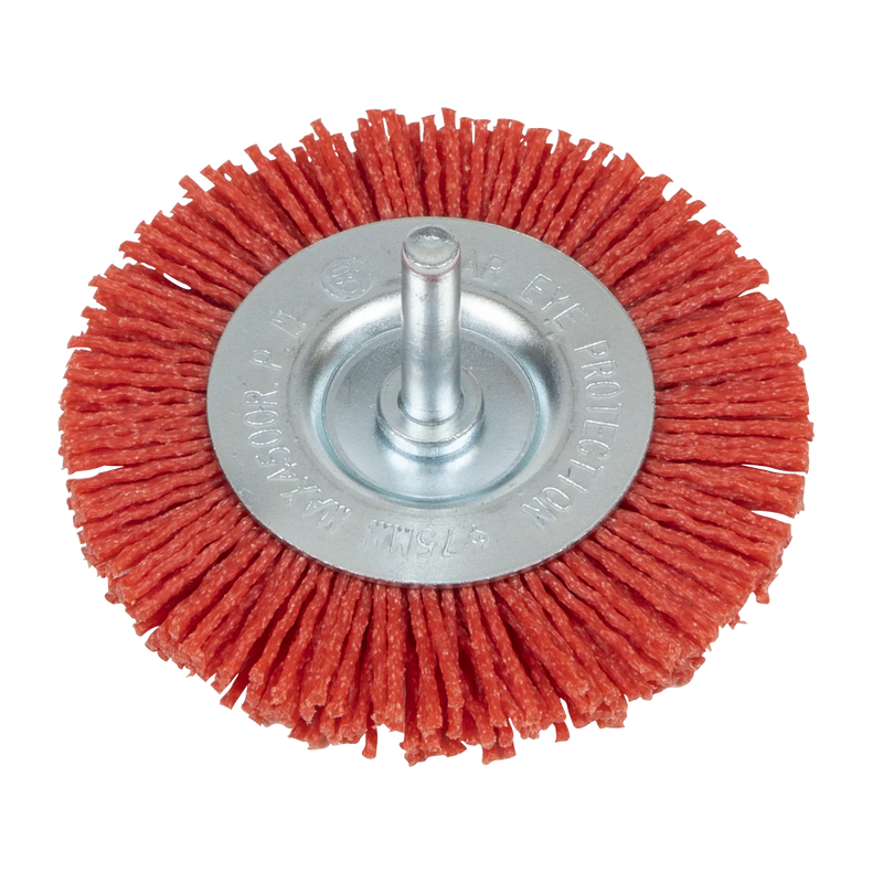 Sealey 50mm Nylon Filament Circular Brush Ø6mm Shaft