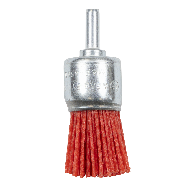 Sealey 25mm Nylon Filament End Brush with 6mm Shaft