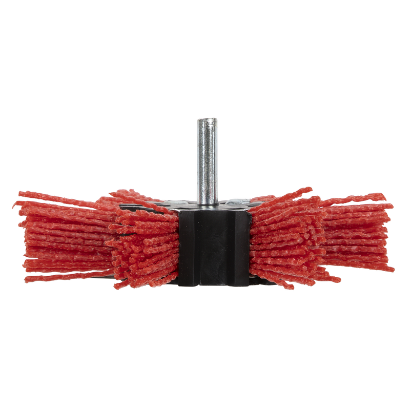 Sealey 100mm Nylon Filament Strip Brush with 6mm Shaft