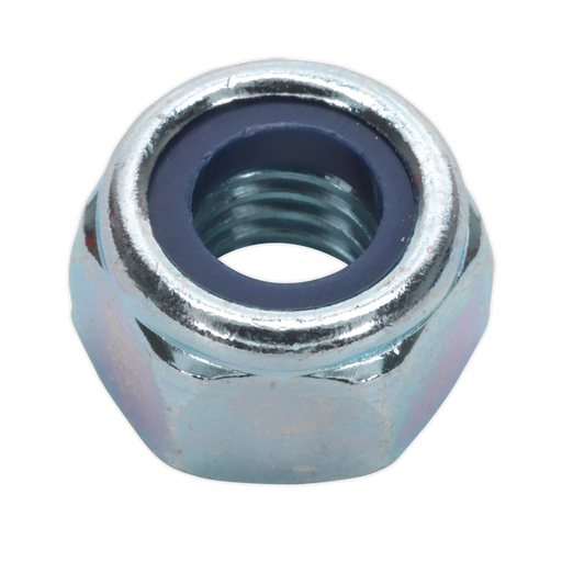 Sealey Zinc Plated Nylon Locknut M10 Pack of 100