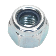 Sealey Zinc Plated Nylon Locknut M6 DIN 982 Pack of 100