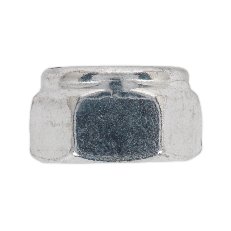 Sealey Zinc Plated Nylon Locknut M5 Pack of 100