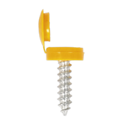 Sealey 4.2 x 19mm Numberplate Screws with Flip Cap - 50 Pack