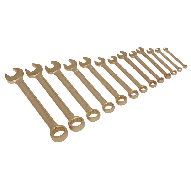 Sealey Premier Non-Sparking Combination Spanner Set 13 Piece 8-32mm