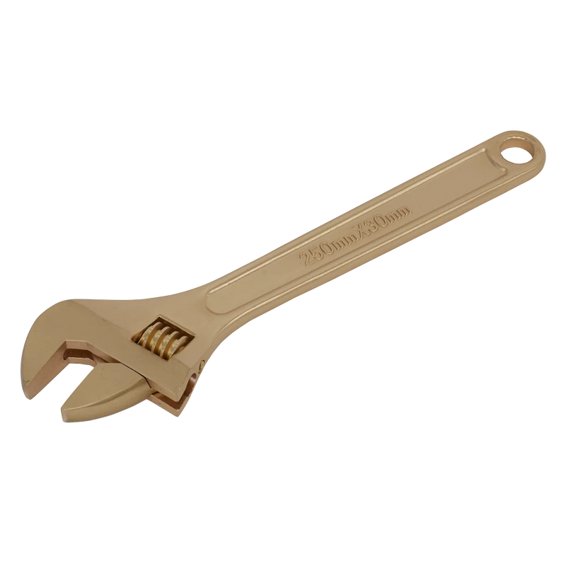 Sealey Premier Non-Sparking Adjustable Wrench 200mm Jaw Capacity 24mm