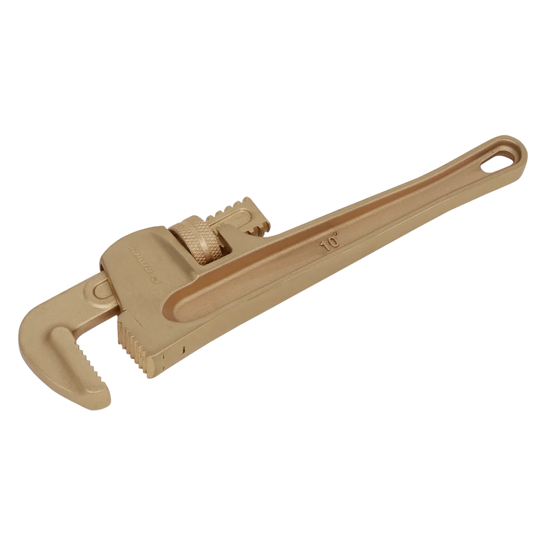 Sealey Premier Non-Sparking Pipe Wrench 250mm Ø45mm Capacity