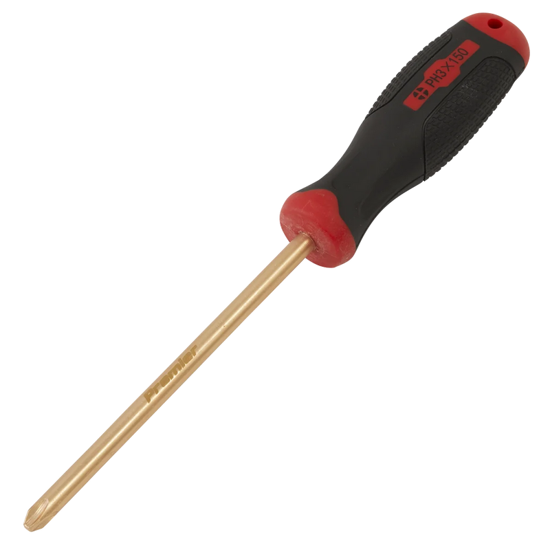 Sealey Premier Screwdriver Phillips #3 x 150mm Non-Sparking Tool