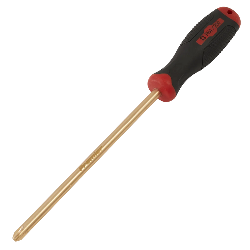 Sealey Premier Screwdriver Phillips #4 x 200mm Non-Sparking Tool