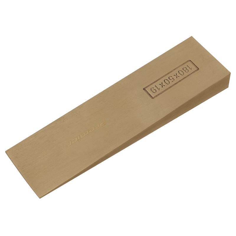 Sealey Premier Non-Sparking Wedge 180mm x 50mm x 19mm
