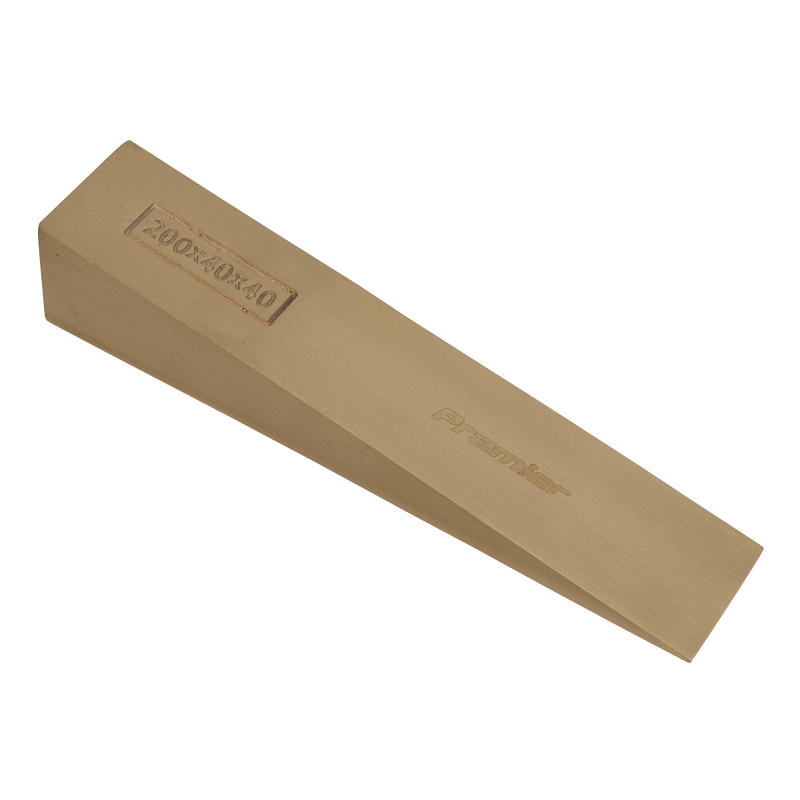 Sealey Premier Non-Sparking Wedge 200mm x 40mm - Model NS122