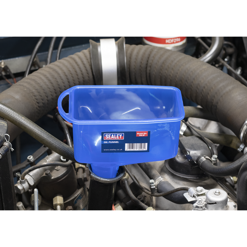 Sealey Square Oil Funnel OIL1F 180x100x145mm