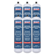 Sealey Disposable Oxygen Cylinder 950ml Pack of 6