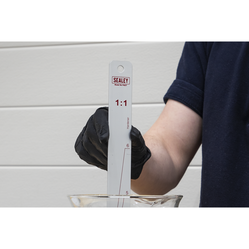 Sealey Aluminium Paint Measuring Stick 1:1/3:1 350mm