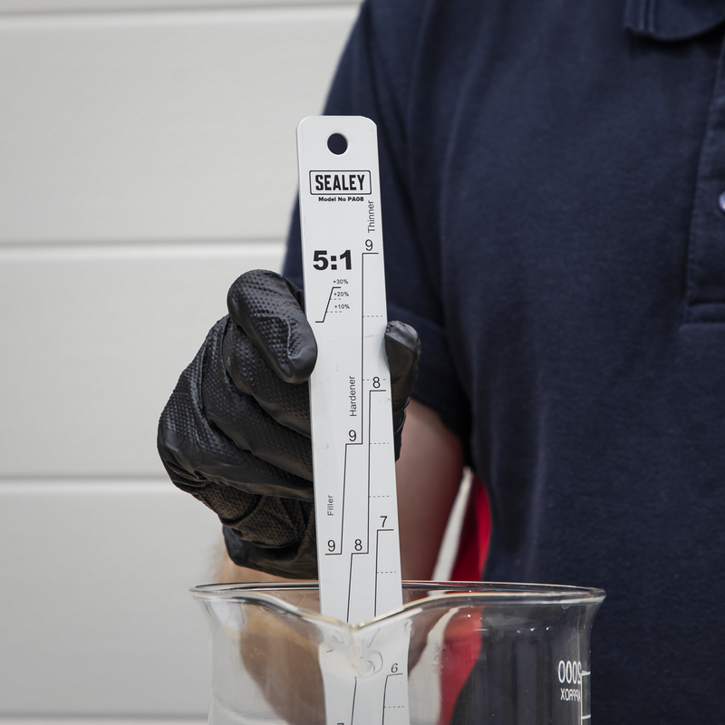 Sealey Aluminium Paint Measuring Stick 5:1/5:3 350mm