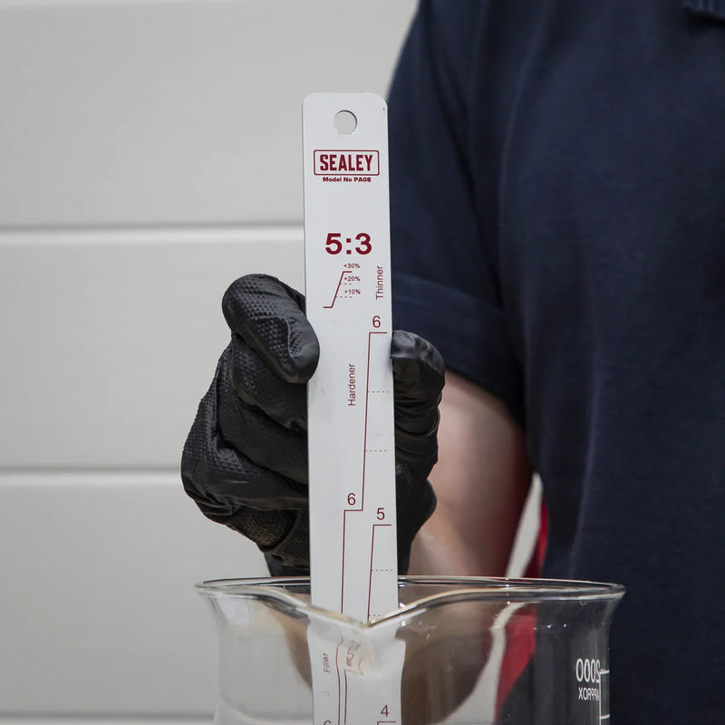Sealey Aluminium Paint Measuring Stick 5:1/5:3 350mm