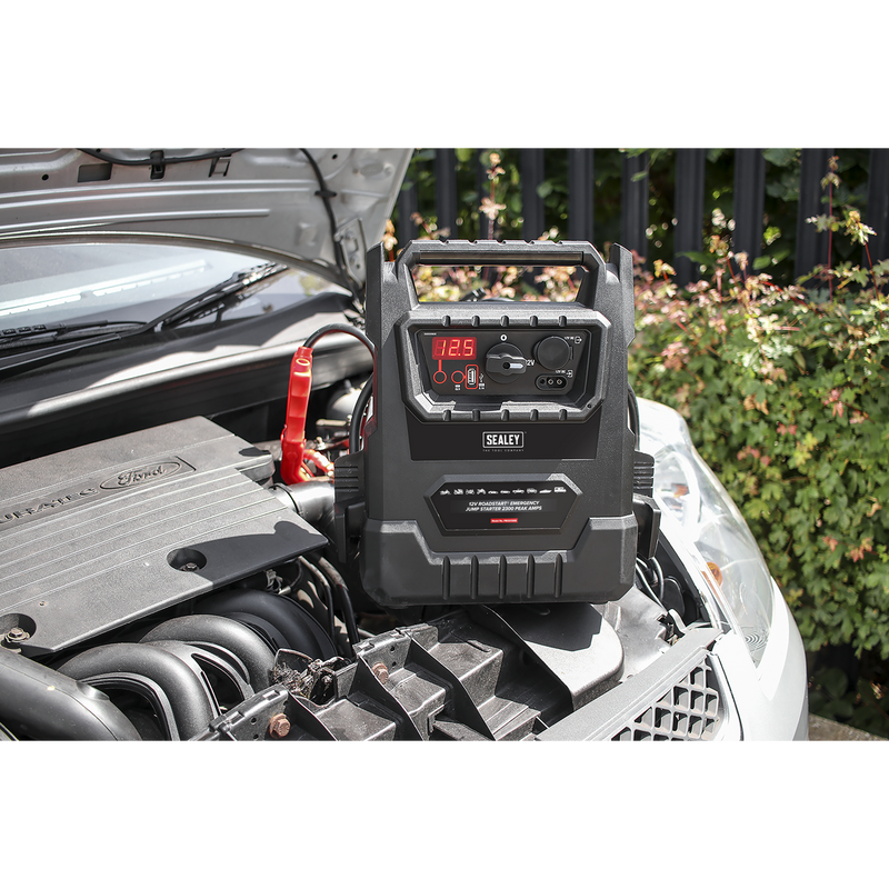 Sealey 12V RoadStart Emergency Jump Starter 2300 Peak Amps