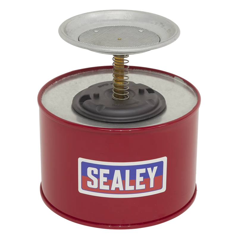 Sealey Plunger Can 1L Model PC1 for Flammable Solvents