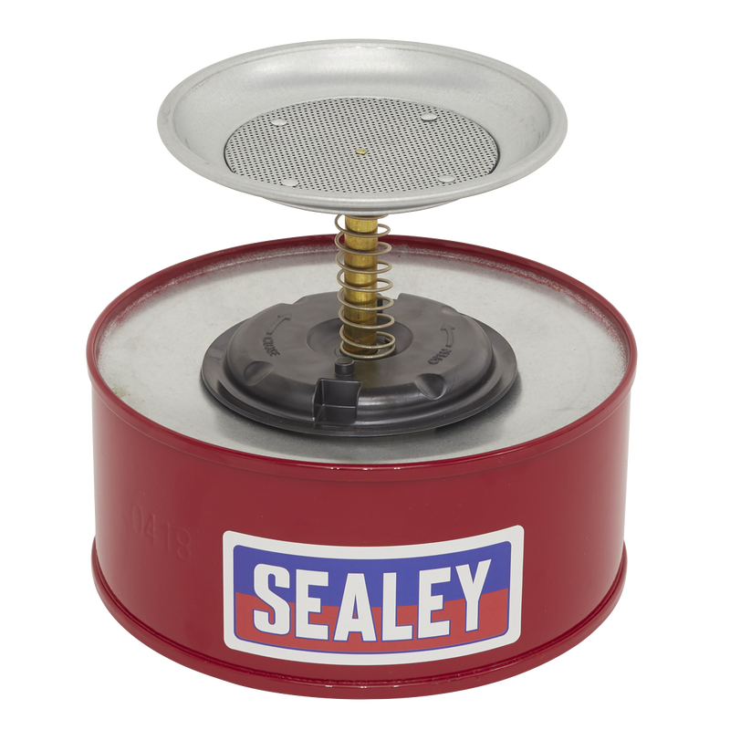 Sealey Plunger Can 1L Model PC1 for Flammable Solvents