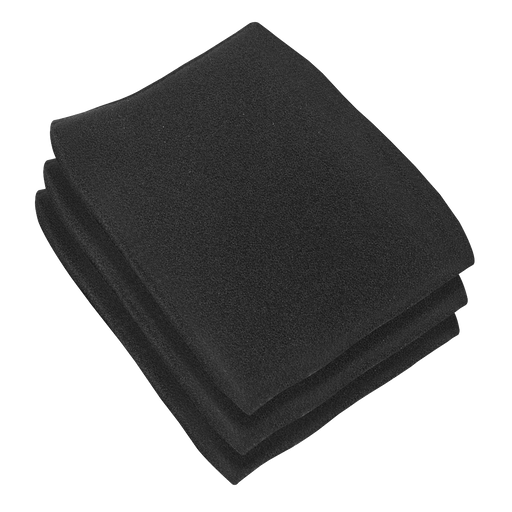 Sealey Foam Filter Pack of 3 for PC380M & PC380M110V
