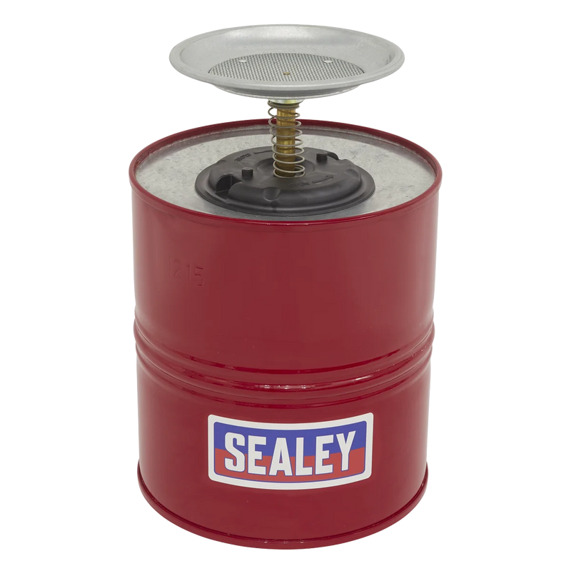 Sealey Plunger Can 1L Model PC1 for Flammable Solvents