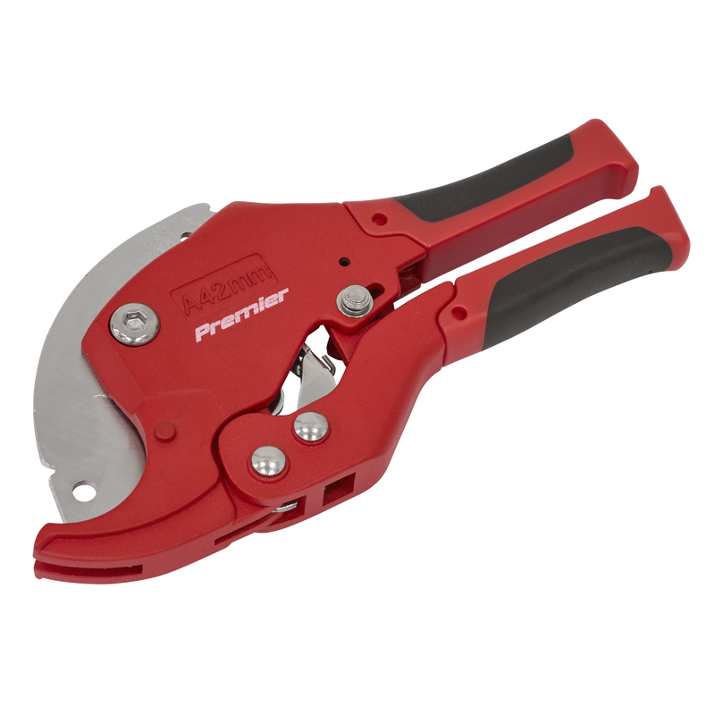 Sealey Premier Plastic Pipe Cutter PC41 Ø6-42mm Quick Release