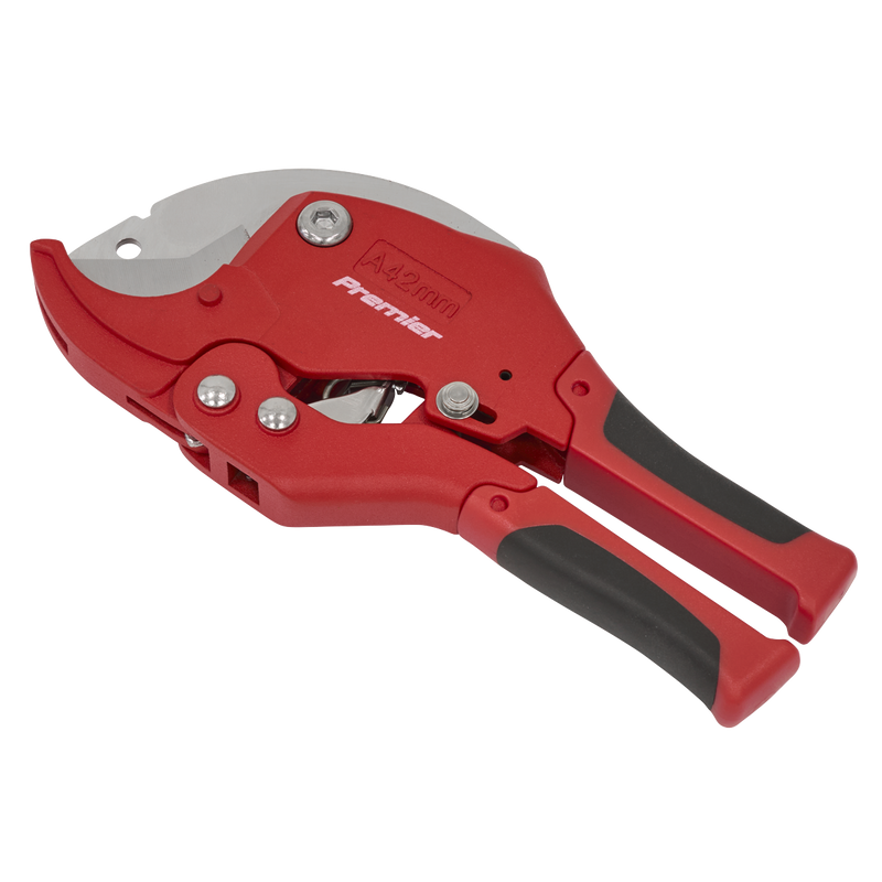 Sealey Premier Plastic Pipe Cutter PC41 Ø6-42mm Quick Release
