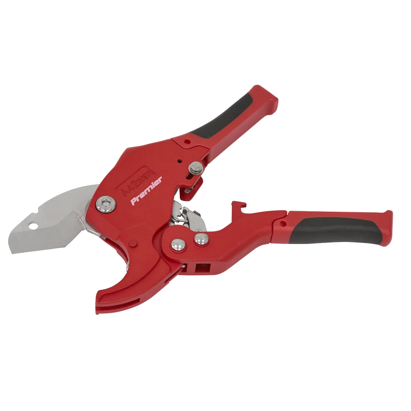 Sealey Premier Plastic Pipe Cutter PC41 Ø6-42mm Quick Release