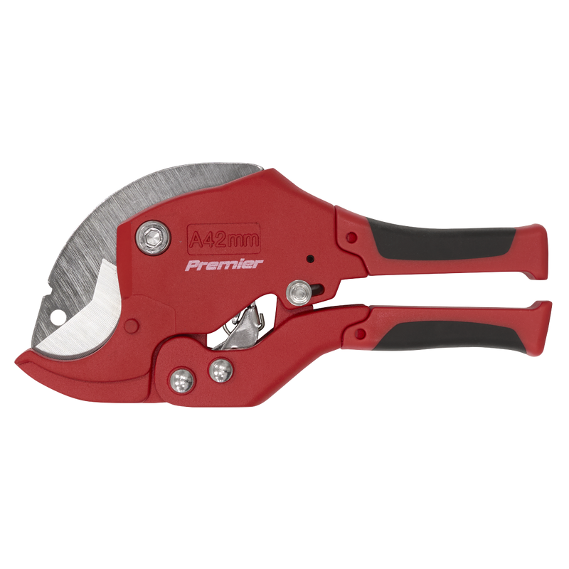 Sealey Premier Plastic Pipe Cutter PC41 Ø6-42mm Quick Release