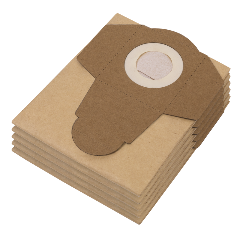 Sealey Dust Collection Bag PCU04 - Pack of 5 for PC300 Series