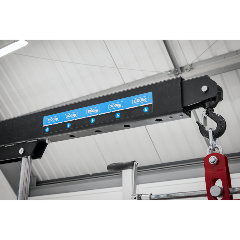 Sealey Viking Industrial Engine Crane 1 Tonne PFC101S