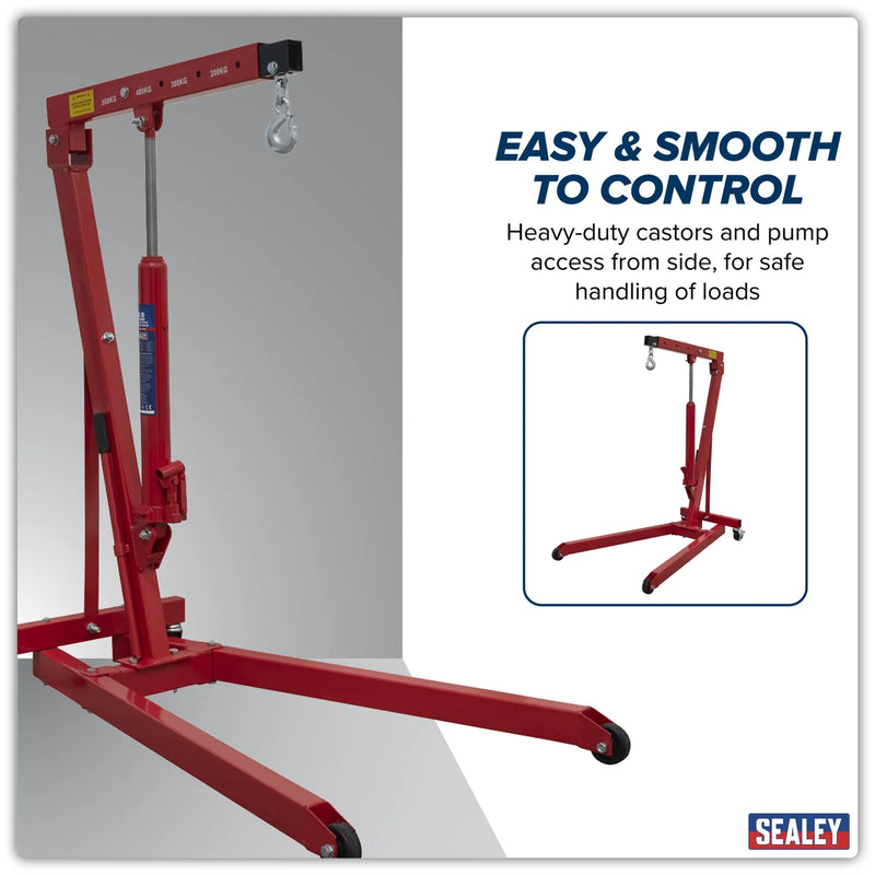 Sealey Low Profile Engine Crane 0.5 Tonne PH5