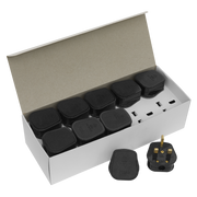 Sealey 13A Rewirable Plug Black Pack of 20