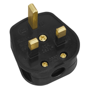 Sealey 13A Rewirable Plug Black Pack of 20