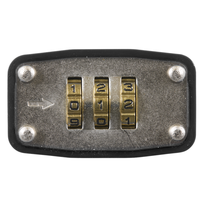 Sealey Steel Body Combination Padlock 40mm Security Rating 4