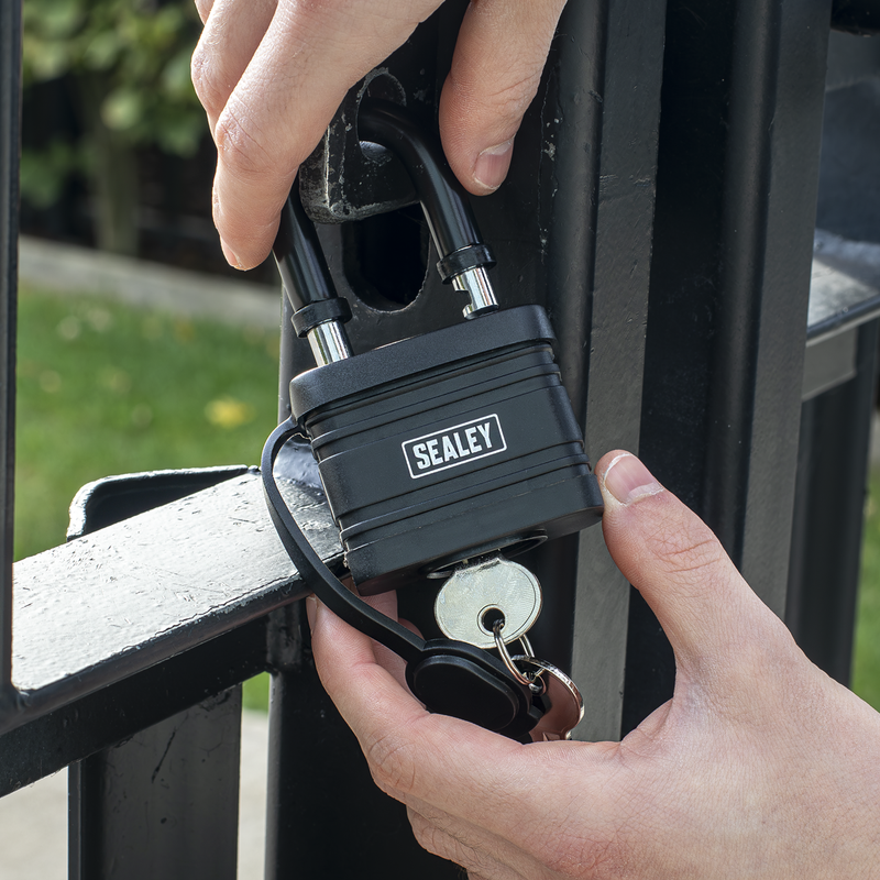 Sealey Steel Body Weatherproof Padlock 54mm with 2 Keys