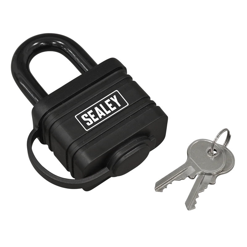 Sealey Steel Body Weatherproof Padlock 54mm with 2 Keys