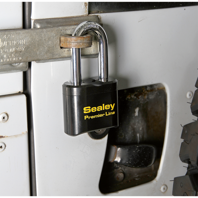 Sealey Premier Steel Combination Padlock Long Shackle 62mm PL603L