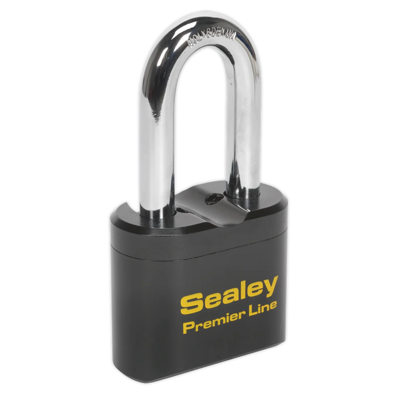 Sealey Premier Steel Combination Padlock Long Shackle 62mm PL603L