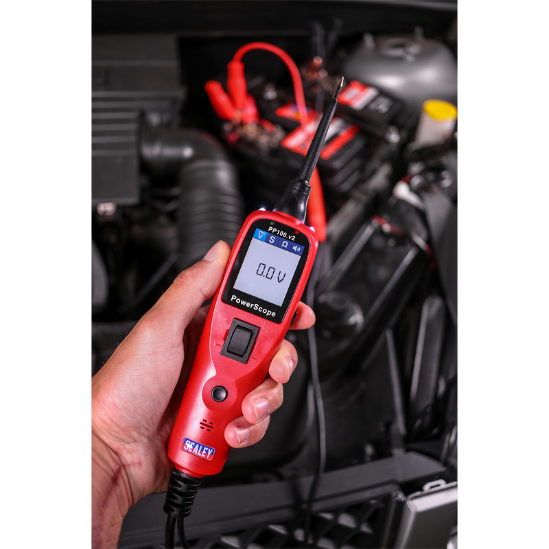 Sealey Power Scope Automotive Probe 0-30V with Back Light