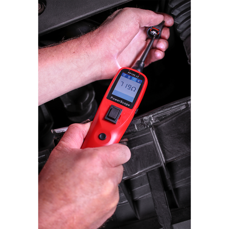 Sealey Power Scope Automotive Probe 0-30V with Back Light
