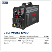 Sealey Plasma Cutter Inverter 40A 230V