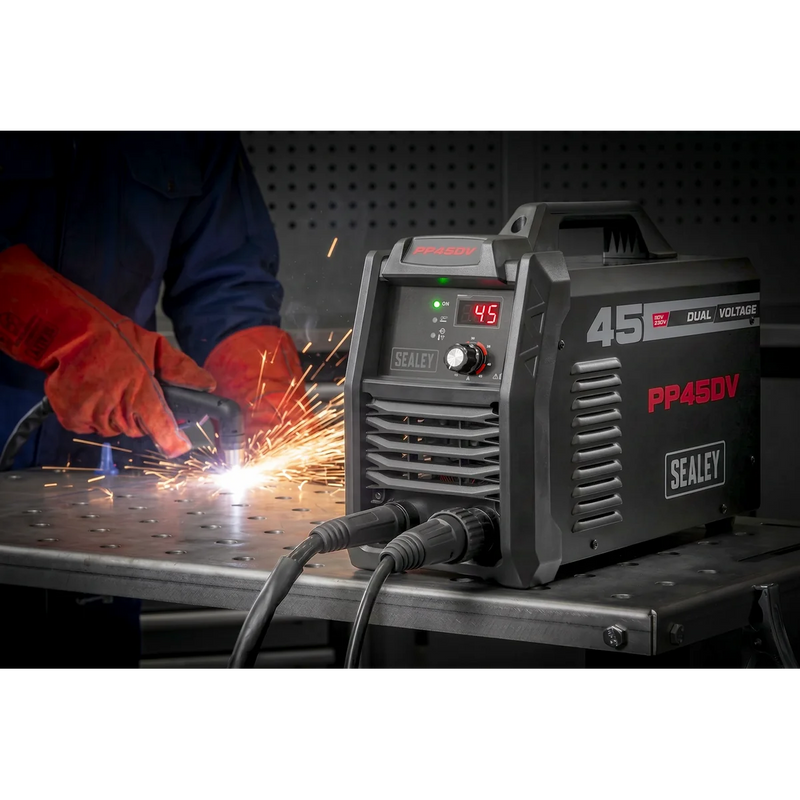 Sealey Plasma Cutter Inverter PP45DV 45A Dual Voltage