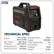 Sealey Plasma Cutter Inverter PP45DV 45A Dual Voltage