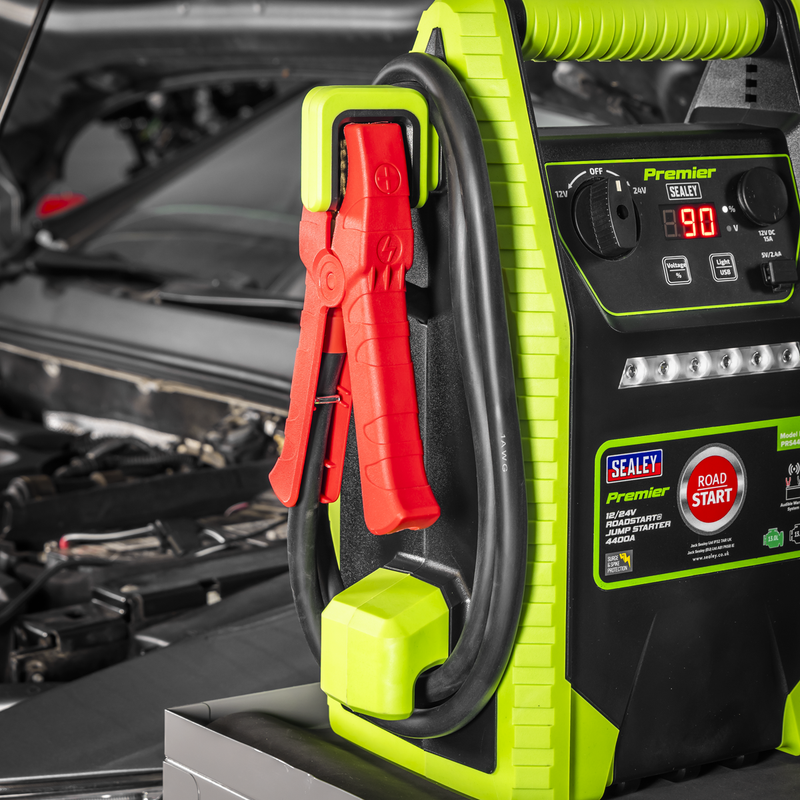 Sealey Premier 12/24V RoadStart Jump Starter 4400A Peak Amps