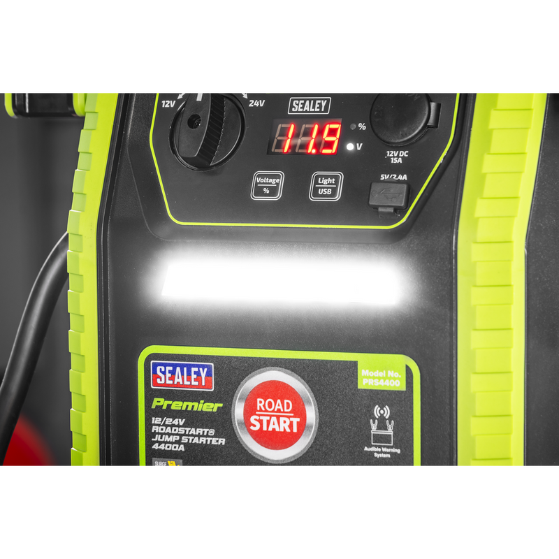 Sealey Premier 12/24V RoadStart Jump Starter 4400A Peak Amps
